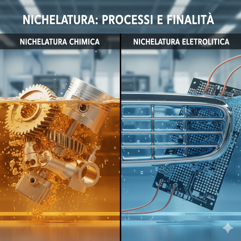 Nichelatura chimica ed elettrolitica